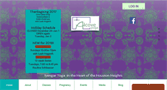 Desktop Screenshot of alcoveyoga.com